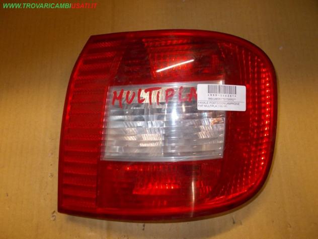 FANALE POST.D.CON LAMPADINE FIAT MULTIPLA (186-1F)  Parti elettriche  Fanaleria  Fanali  Fanale post. sx. FIAT - MULTIPLA - 01-07-2004 - 01-04-2012