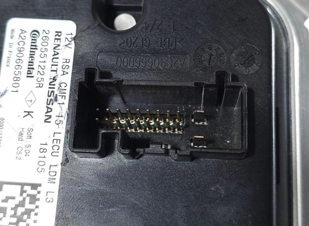 CENTRALINA FARI A LED RENAULT Kadjar Serie 260551225R (15) - Foto 3