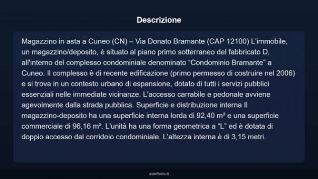 Immobile in asta di 92 m² in vendita a Cuneo - Foto 9