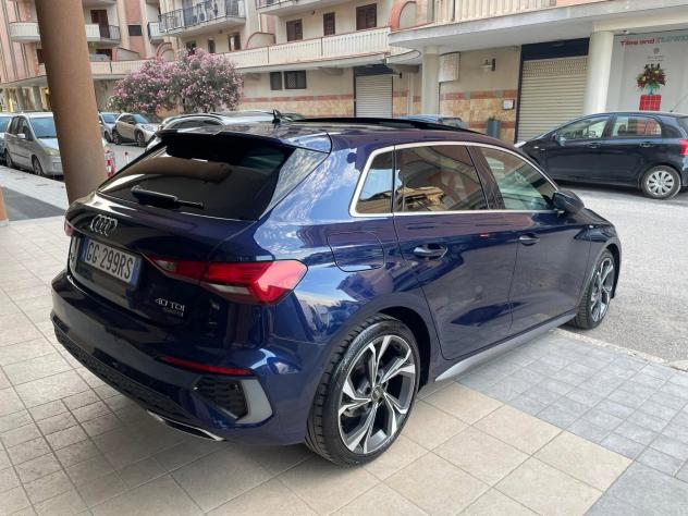 Audi A3 SPB 40 TDI QUATTRO S TRONIC S LINE "TETTO NAVY PELLE B&O 20' - Foto 9