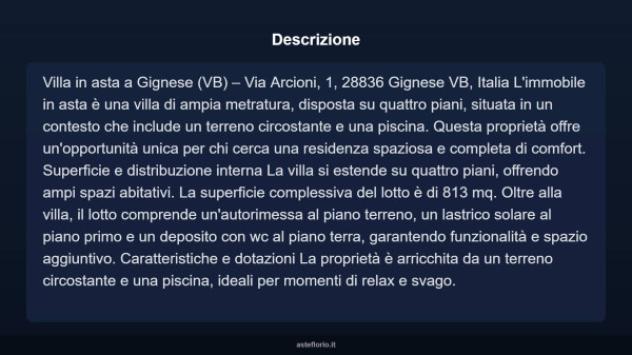 Immobile in asta di 813 m² in vendita a Gignese - Foto 4