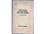 OSSERVAZIONI AL LIBRO BIANCO SULLA SPESA PUBBLICA