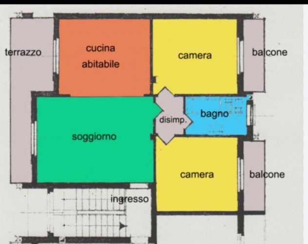QUADRILOCALE LIBERO IN VIA VENTIMIGLIA