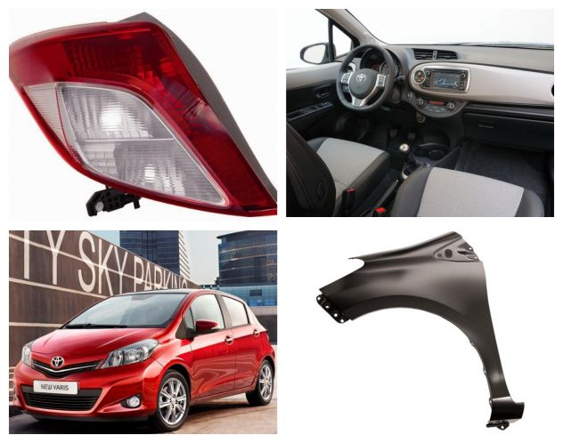 Toyota Yaris MUSATA PARAURTI kit airbag 11-14