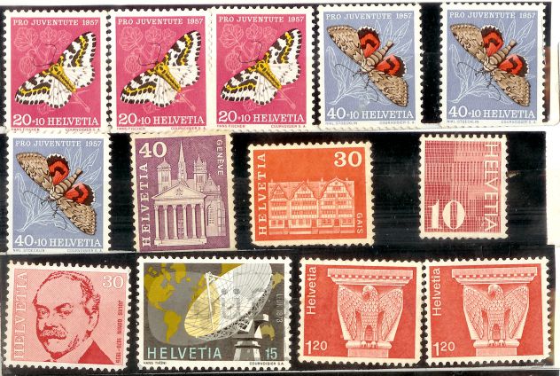 SVIZZERA francobolli nuovi anni 1924-1986 - Foto 3