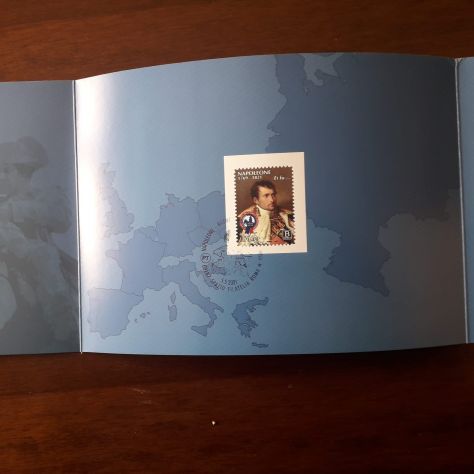 Italia 2021 - Napoleone Folder filatelico - Poste/Gazzetta dello Sport. - Foto 4