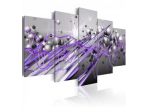 Quadro Sfere Grigie - Viola - 100x50 E 200x100 ARREDALACASA
