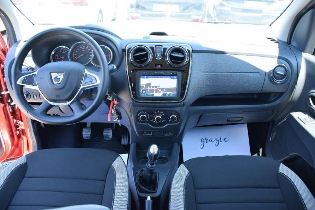 DACIA Lodgy Stepway 7 POSTI 1.5BluedCi 8V 115CV 6M - NAVI - CRUISE - BT - SENSORI - ANDROID AUTO - CARPLAY - CLIMA - OK NEOPATENTATI - UNICO PROPRIETA - Foto 6