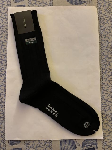 CALZE NUOVE CON IL CARTELLINO DA UOMO FIRMATE ORIGINALI PAUL SMITH,MADE IN ITALY - Foto 5
