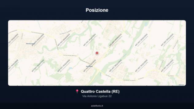 Immobile in asta di 199 m² con più di 5 locali e box auto in vendita a Quattro Castella - Foto 13