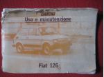 LIBRETTO USO E MANUTENZIONE FIAT 126