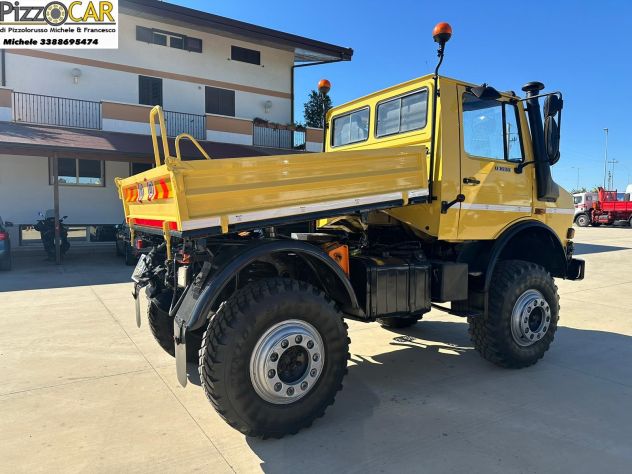 MERCEDES UNIMOG 4X4 U 1600 RIBALTABILE TRILATERALE - Foto 4