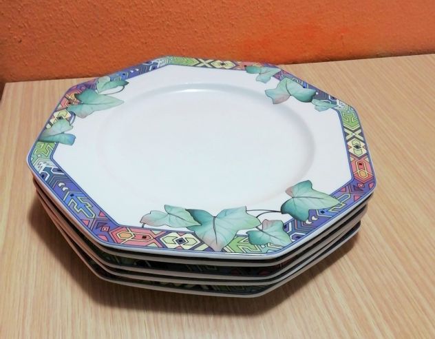 Piatti. "VILLEROY & BOCH" PASADENA VITRO PORCELLANA - Vintage anni '80 - Foto 4