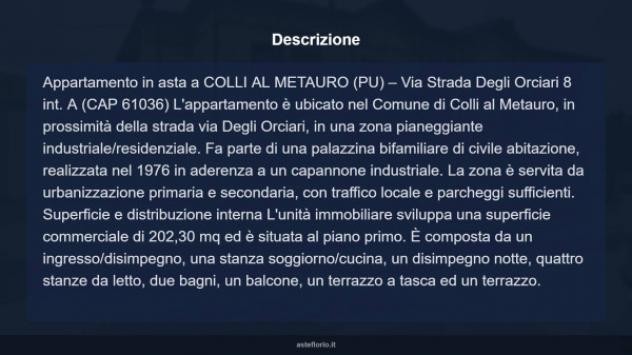 Immobile in asta di 202 m² con più di 5 locali in vendita a Colli al Metauro - Foto 18
