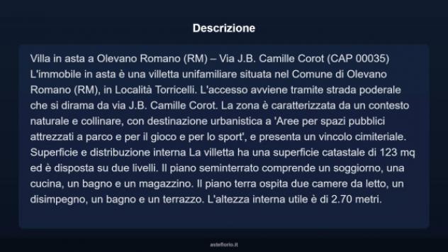 Immobile in asta di 123 m² in vendita a Olevano Romano - Foto 3