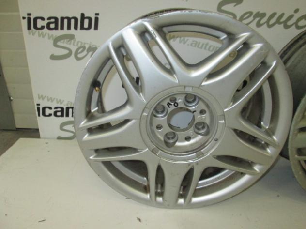 6.5JX16H2 ET37 SET 4 CERCHI IN LEGA DA 16 POLLICI 4 FORI LANCIA LYBRA SW 2.4 D 110KW 5M 5P (2002) RICAMBIO USATO LEGGERMENTE STRISCIATI DA SISTEMARE - Foto 2
