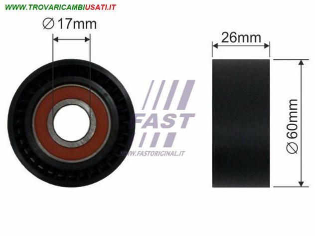 TENDICINGHIA MICRO-V CITROEN BERLINGO 96 RULLO 60X17X25.9 FT44535