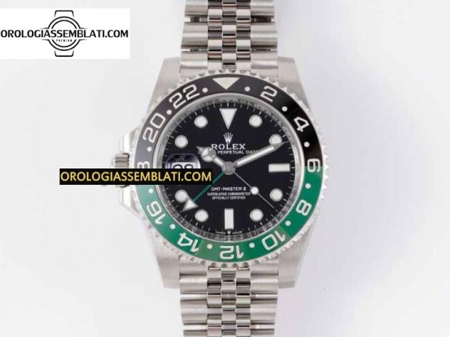 Rolex Replica GMT MASTER II 126720 904L SS 1:1 MIGLIOR EDIZIONE SUL BRACCIALE JUBILEE 3285