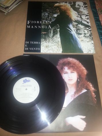 VINILE COME NUOVO,33",COMPLETO:FIORELLA MANNOIA"DI TERRA E DI VENTO"(1989)1°STA - Foto 2