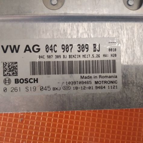 BOSCH CENTRALINA MOTORE 0261S19045 ME17.5.26-4.5 04C907309BJ Unità di control - Foto 3