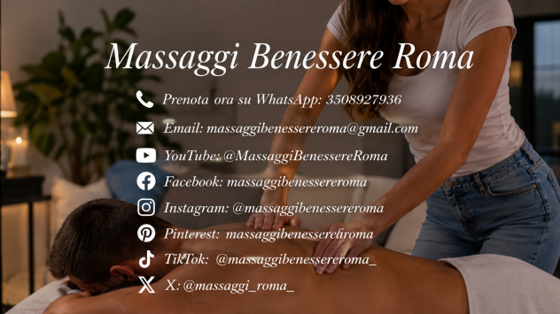 Massaggi Benessere a Domicilio Roma – Relax e Benessere Direttamente a Casa Tua Tel:3508927936