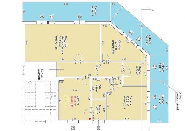 BELLISSIMO APPARTAMENTO CON 3 CAMERE DA LETTO - Foto 20