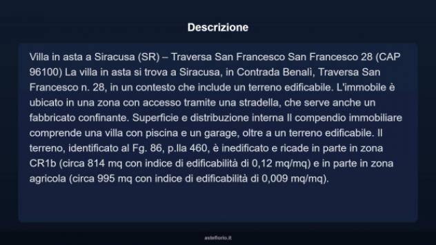 Immobile in asta di 106 m², box auto in vendita a Siracusa - Foto 9