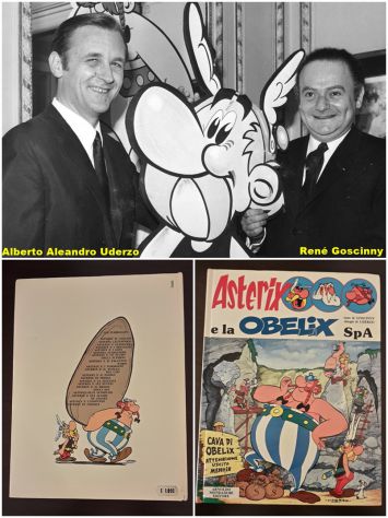 Asterix e la OBELiX SpA, GOSCINNY e UDERZO, ARNOLDO MONDADORI EDITORE 1978.
