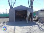 Box Auto Rimessaggio movibile 4 x 8 x 2,0/3,15 mt. telaio acciaio+ telo  pvc 600