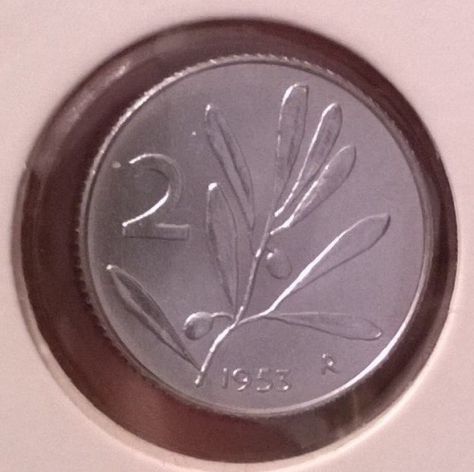 Monete 2 lire 1953 e 1959
