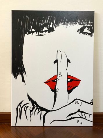 Quadro Pop Art dipinto a mano di Valentina Crepax - Foto 2