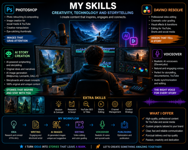 Video Editor freelance — montaggio storytelling, documentari, videoclip anime AI - Foto 2
