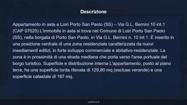 Immobile in asta di 258 m² in vendita a Loiri Porto San Paolo - Foto 15