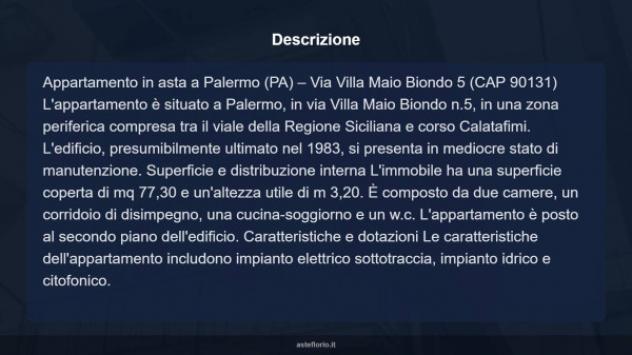 Immobile in asta di 77 m² in vendita a Palermo - Foto 10