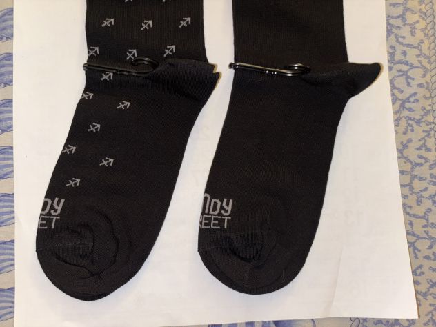 2 PAIA CALZE NUOVE DA UOMO IN COTONE ORIGINALE MARCA DANDY STREET,MADE IN ITALY, - Foto 6