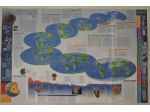 Poster Mappa Pianeta Fisico, National Georaphic Society