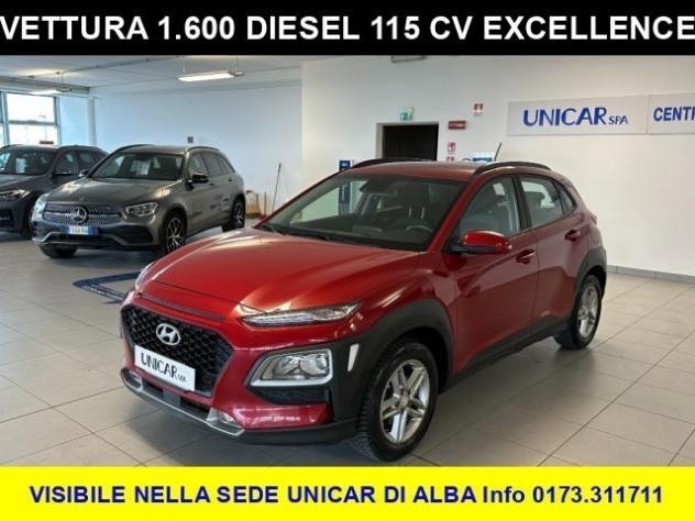 HYUNDAI Kona 1.600 DIESEL 115 CV X-TECH + 4 GOMME ANTI NEVE rif. 24198453