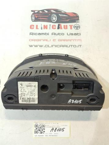 QUADRO STRUMENTI BMW X3 1° Serie 1024631 3451582 M47N204D4 (0410) - Foto 3