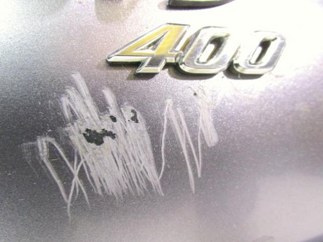 CARENA LATERALE DESTRA YAMAHA MAJESTY YP 400 2004 - 2008 5RU2172100PF RIGHT SIDE FAIRING CON GRAFFI - Foto 3