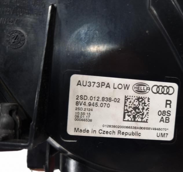 STOP FANALE POSTERIORE DESTRO AUDI A3 Sportback Serie (8VA) 8V4945070 (1218) - Foto 12