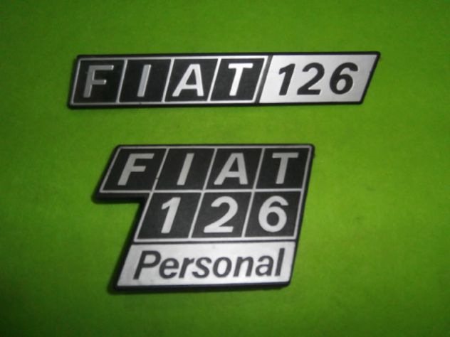 Fiat 126 personal 126 personal 4 126 650 Scritte targhette posteriori Fiat 126 - Foto 8