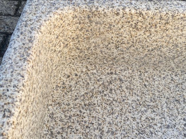 Lavello lavandino per cucina in pietra granito beige 70cm - Foto 5