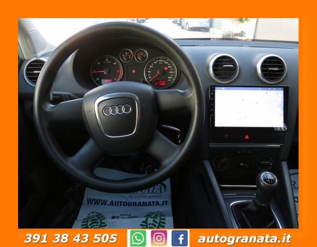 Audi A3 Sportback 1.6 Tdi 90cv Ambiente Navi+Retrocam - Foto 7