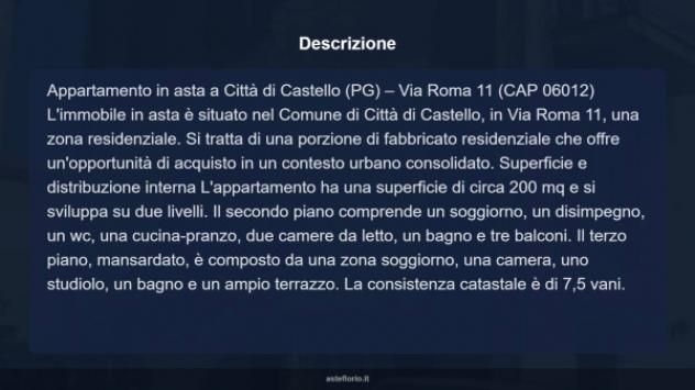 Immobile in asta di 200 m² in vendita a Città di Castello - Foto 7