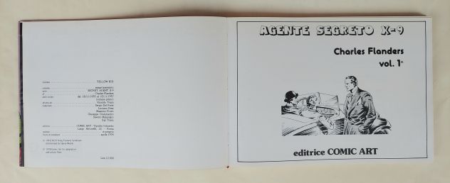 Agente Segreto X-9 Volume 1° di Charles Flanders Editrice Comic Art, aprile 1978 - Foto 5