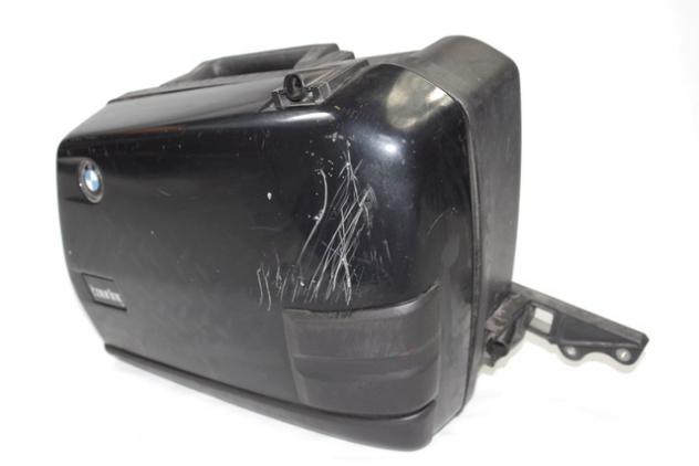 BAULETTO BORSA LATERALE DESTRA CON SUPPORTO BMW K75 C K569 1984 - 2005 46542316182 RIGHT SIDE INTEGRAL CASE CON GRAFFI - Foto 2