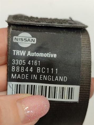 CINTURA DI SICUREZZA POSTERIORE DX NISSAN Micra Cabrio 88844BC101 CR14DE (0510) - Foto 2