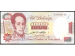 VENEZUELA 1991 banconota 1000 Bolivares UNC