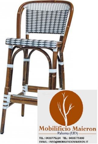 Sgabelli per arredo esterno in rattan cod 8144/x