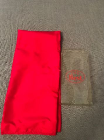 Bandana foulard nuovo rosso con confezione amas - Foto 2